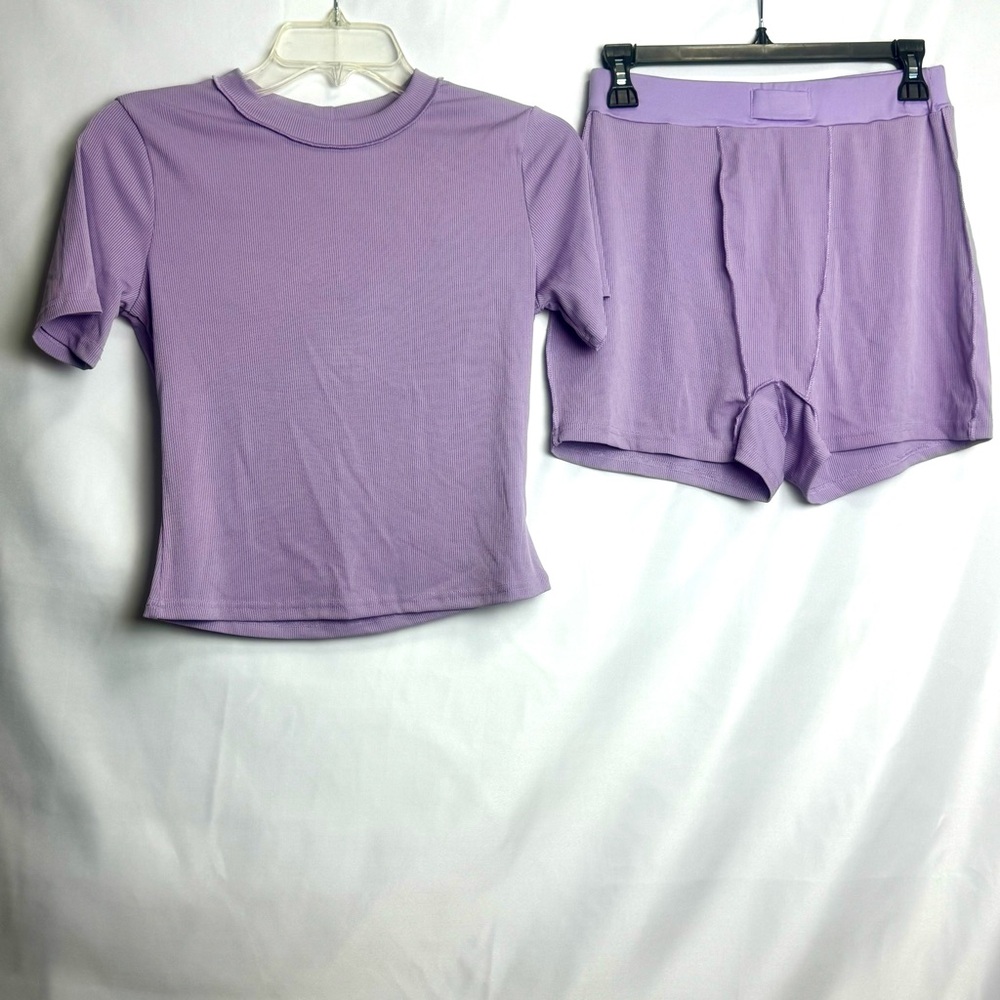 Lavender Two-Piece Activewear Set